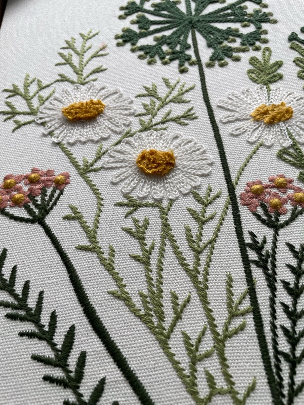 BP Home Embroidered Botanical Wall Art – 12x15, New, Framed Textile - Picture 6 of 9